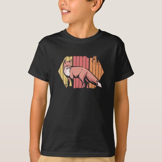 Fox Retro Vintage T-Shirt (Front)