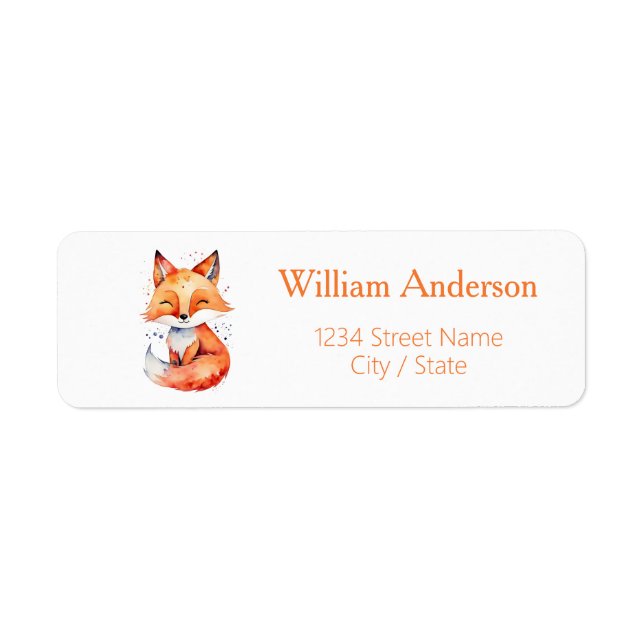 Fox Return Address Labels (Front)