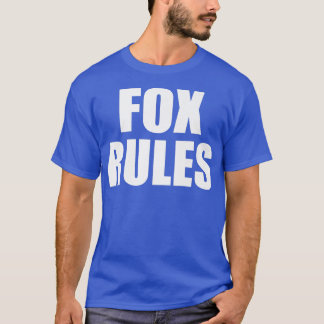 FOX Rules Son Daughter Boy Girl Baby Name T-Shirt