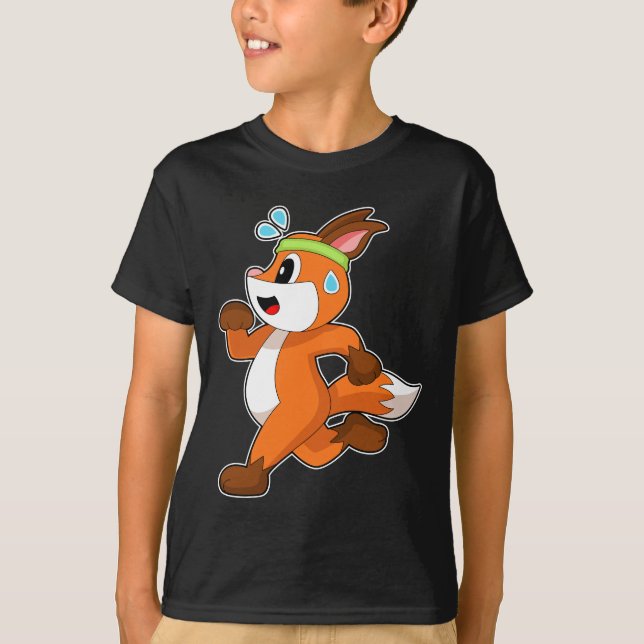 Fox Runner Running Sports T-Shirt (Front)