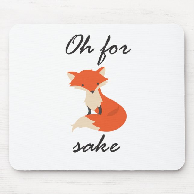 Fox Sake Mousepad (Front)