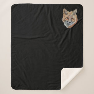 Fox Sherpa Blanket
