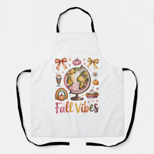 Fox Shirt Country Pumpkin Apron