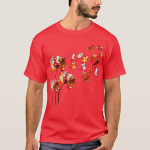 Fox Shirt Dandelion Foxes Lover