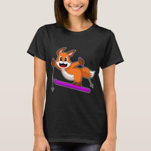Fox Skier Ski Winter sports T-Shirt