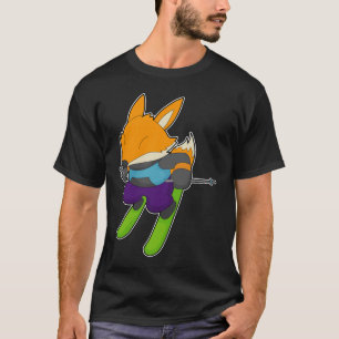 Fox Skier Ski Winter sports T-Shirt