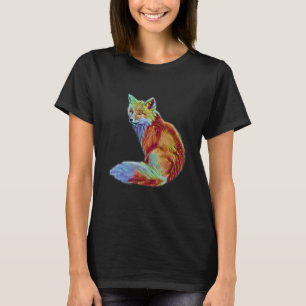 Fox Sly Animal colourful Forest Animals Foxes 1 T-Shirt