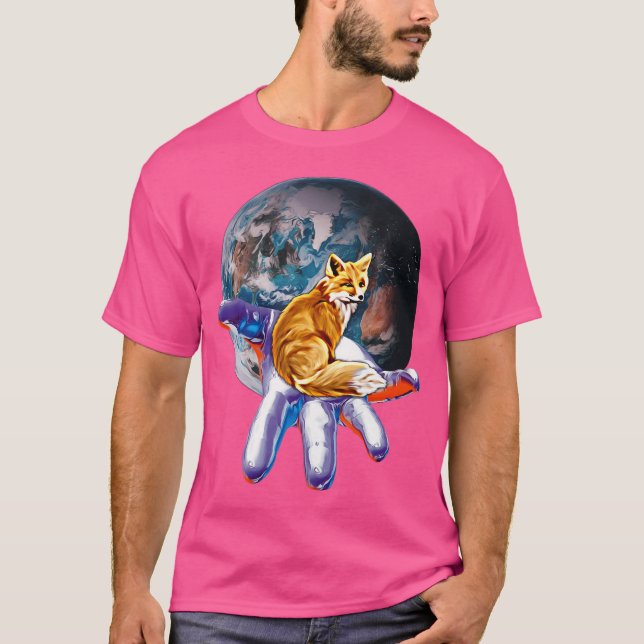 Fox Sly Animal Colourful Forest Animals Foxes T-Shirt (Front)