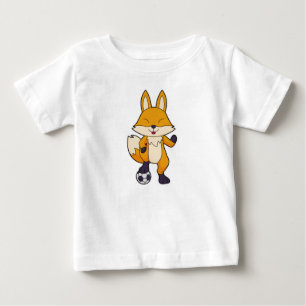 Fox Soccer player Soccer Baby T-Shirt