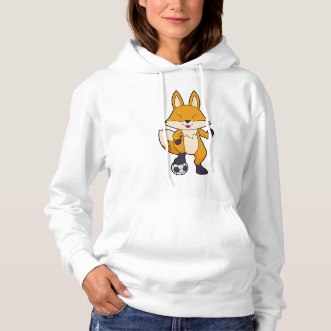 Fox Soccer player Soccer Hoodie (Front)
