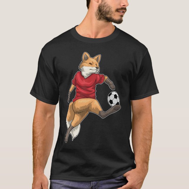 Fox Soccer player Soccer Sports T-Shirt (Front)