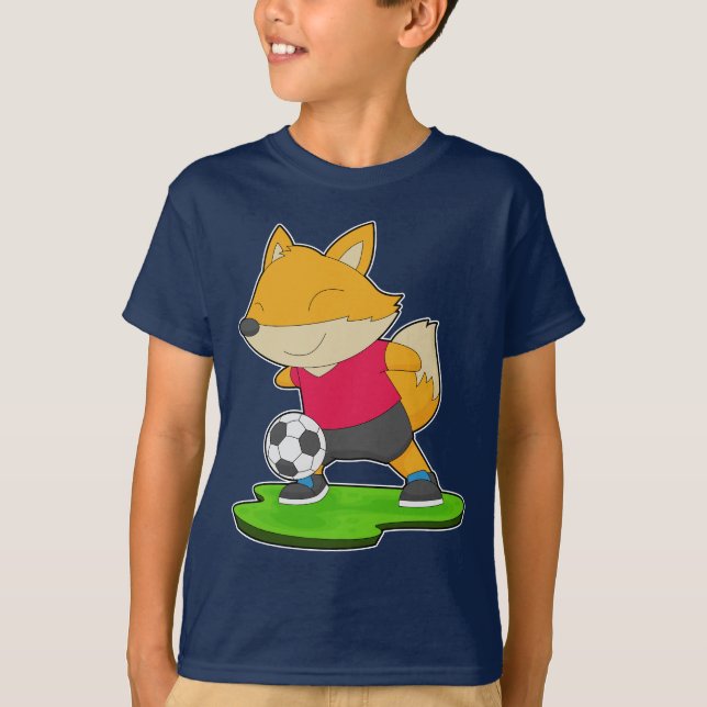 Fox Soccer player Soccer T-Shirt (Front)