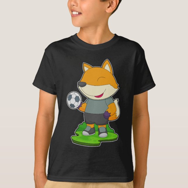 Fox Soccer player Soccer T-Shirt (Front)