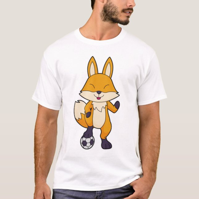 Fox Soccer player Soccer T-Shirt (Front)