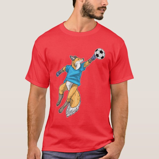 Fox Soccer player Soccer T-Shirt (Front)