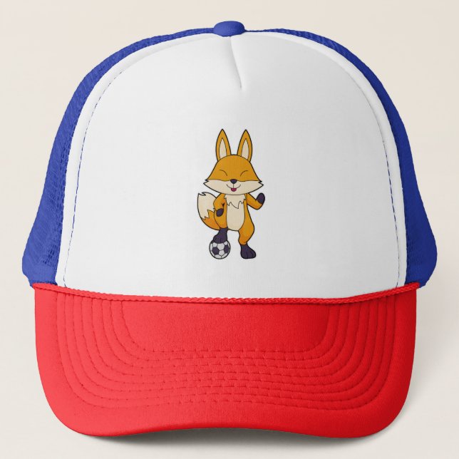 Fox Soccer player Soccer Trucker Hat (Front)