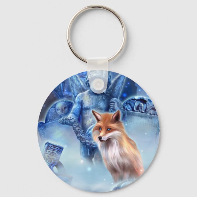 Fox Spirit Keychain (Front)