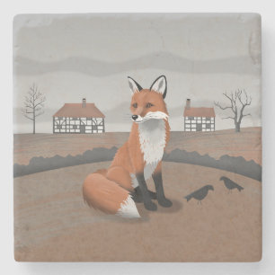 Fox Stone Coaster