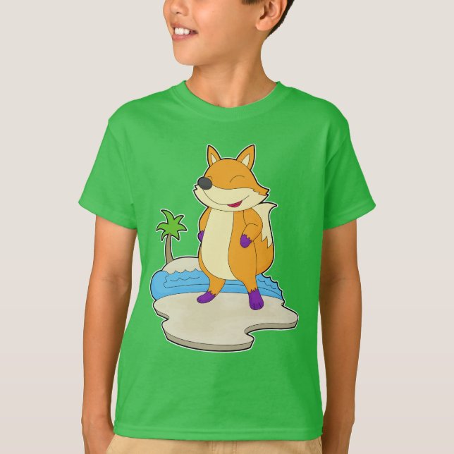 Fox Summer Beach T-Shirt (Front)