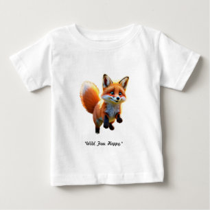 "Fox Tail Frolic" Baby T-Shirt