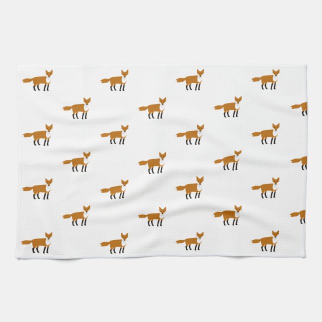 Fox TeaTowels Tea Towel (Horizontal)