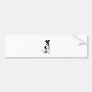Fox Terrier (A) - Smooth - black-white Bumper Sticker