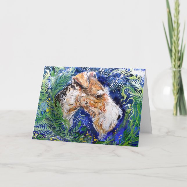 Fox Terrier Blue Card (Front)