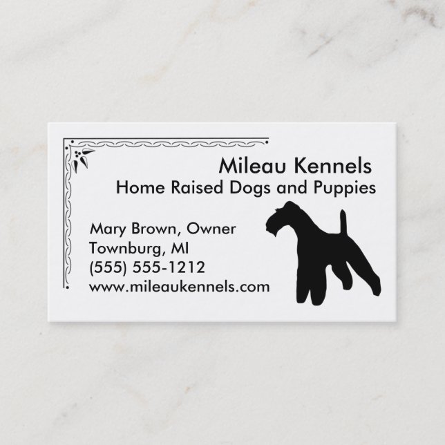 Fox Terrier Business Card (Front)