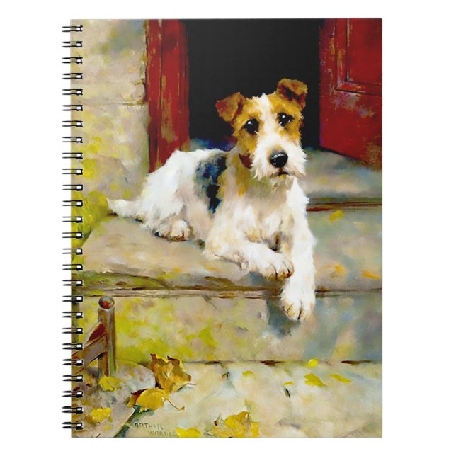 Fox Terrier by Arthur Wardle Notebook (Front)