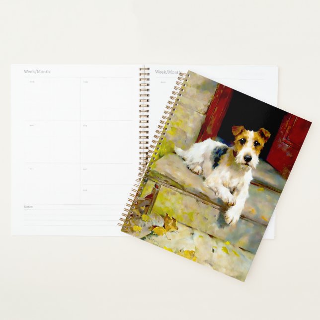 Fox Terrier by Arthur Wardle Planner (Display)