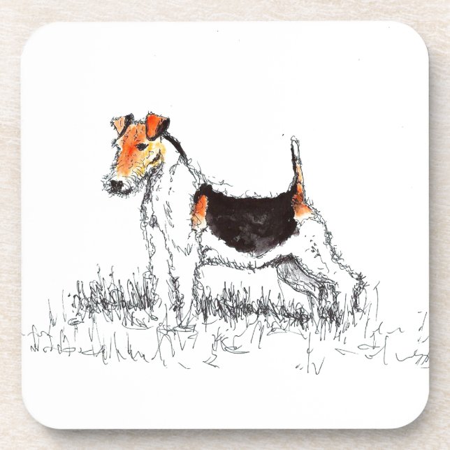 Fox Terrier Coaster (Front)