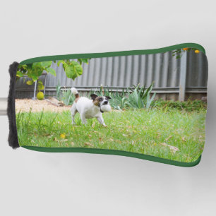 Fox Terrier Funny Scare Face, Golf Head Cover