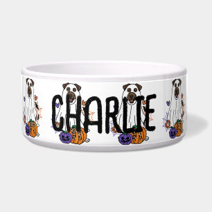 Fox Terrier Halloween Ghost Dog