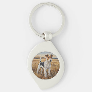 Fox Terrier Key Ring