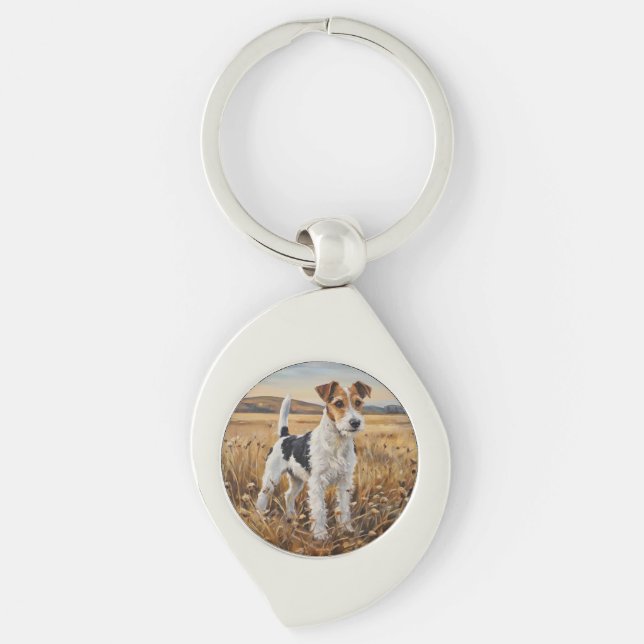 Fox Terrier Key Ring (Front)