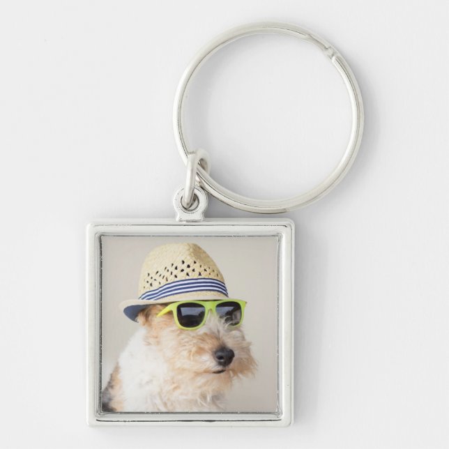Fox Terrier Key Ring (Front)