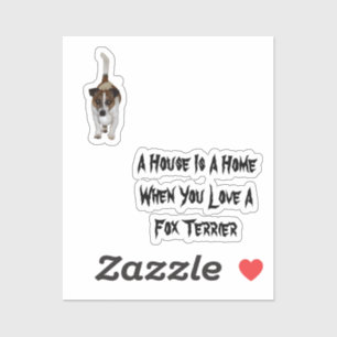 Fox Terrier, Love Is Logo, 