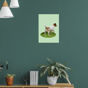 Fox Terrier On Alert, Poster