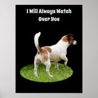 Fox Terrier on Guard Duty, Poster