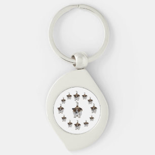 Fox Terrier Pattern, Key Ring