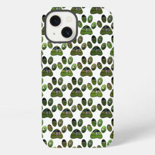 Fox Terrier Paw Prints, iPhone 13 Case