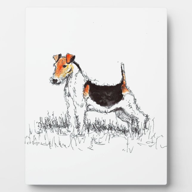 Fox Terrier Plaque (Front)
