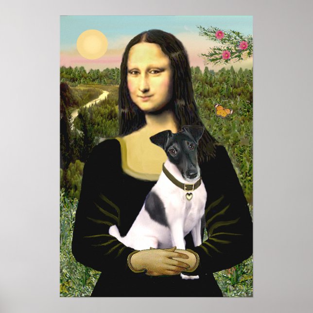 Fox Terrier Smooth -  Mona Lisa Poster (Front)