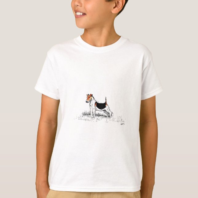 Fox Terrier standing proud T-Shirt (Front)