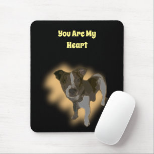 Fox Terrier Watercolor, Mousepad