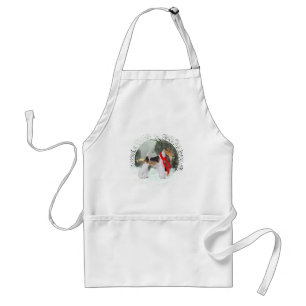 Fox Terrier Winter Standard Apron
