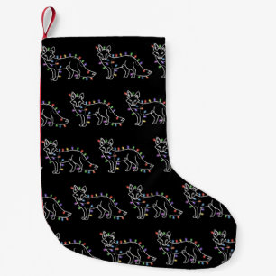 Fox Tree Christmas Xmas Pet Animal Lover Gifts Small Christmas Stocking