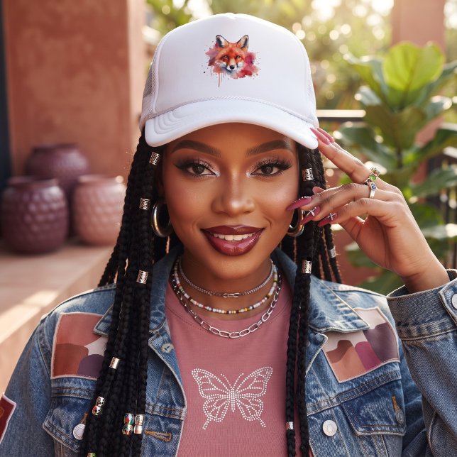 Fox Trucker Hat (Creator Uploaded)