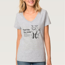 Fox V neck T-shirt