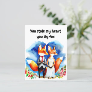 Fox Valentine's Day Card